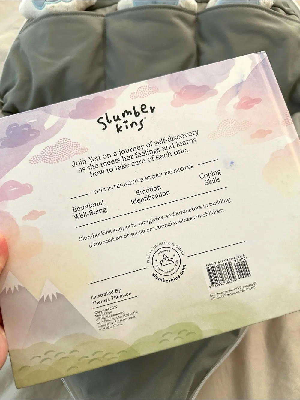 Slumberkins soft gray